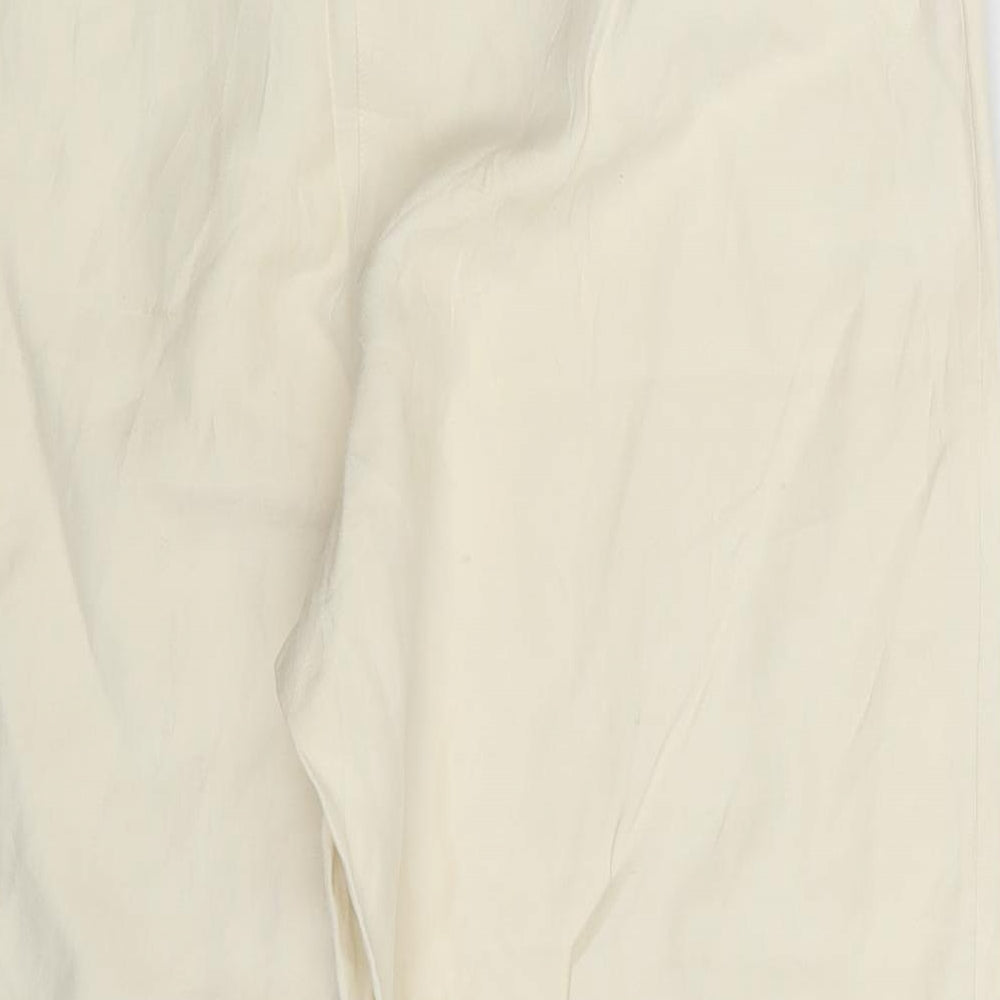 Preworn Womens Ivory Trousers Size 26 in L23 in