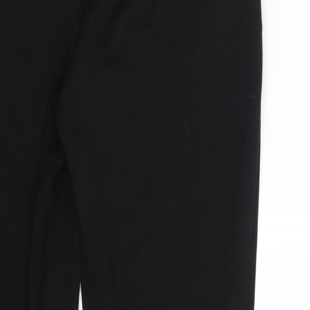 Marks & Spencer Womens Black Trousers Size 12 L26 in