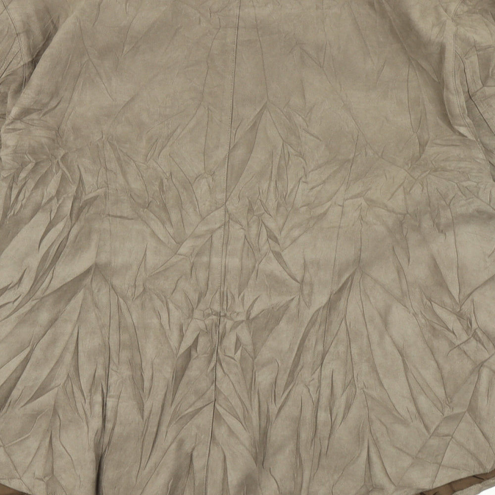 Jumper Womens Brown Basic Button-Up Size 18