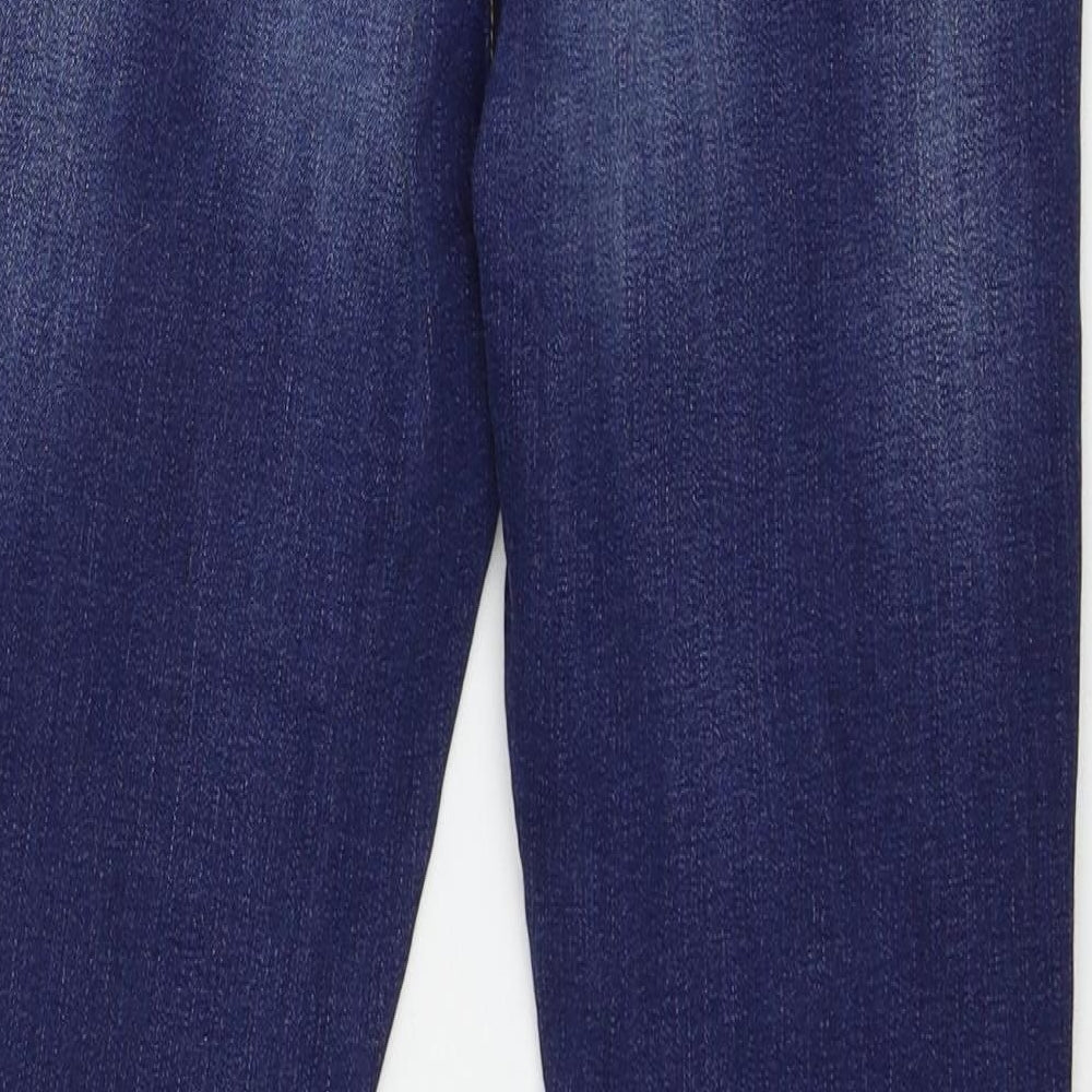 Denim & Co. Womens Blue Denim Skinny Jeans Size 8 L24 in