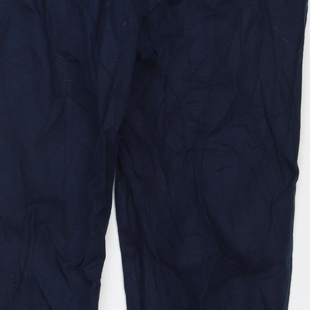 H&M Womens Blue Trousers Size 6 L23 in
