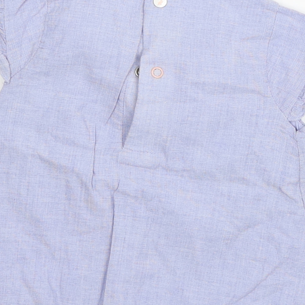 TU Girls Blue Jersey Basic T-Shirt Size 6-9 Months - Peter Rabbit