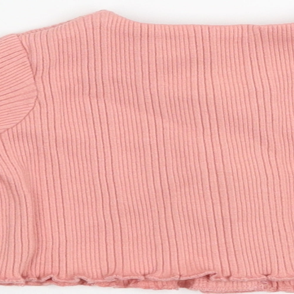 George Girls Pink Jersey Cardigan Jumper One Size