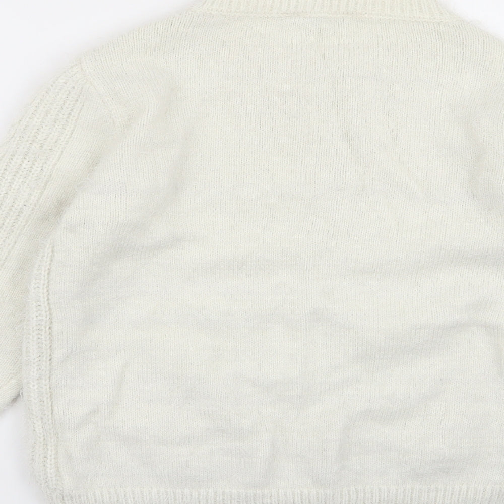 Dorothy Perkins Womens Ivory Pullover Jumper Size 12