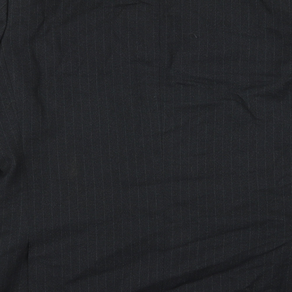 mwear Mens Grey Striped Jacket Blazer Size 42