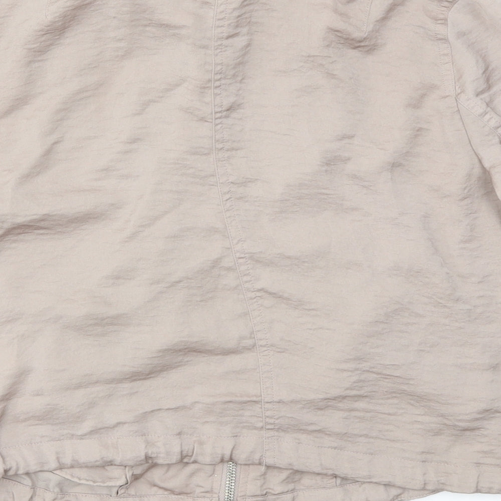 H&M Womens Beige Jacket Size 4