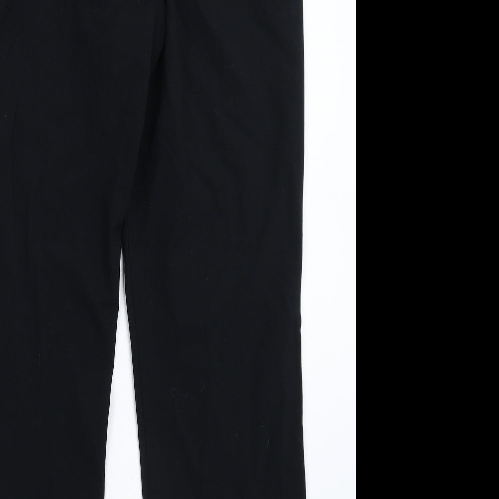 Marks and Spencer Womens Blue Trousers Size 10 L28 in