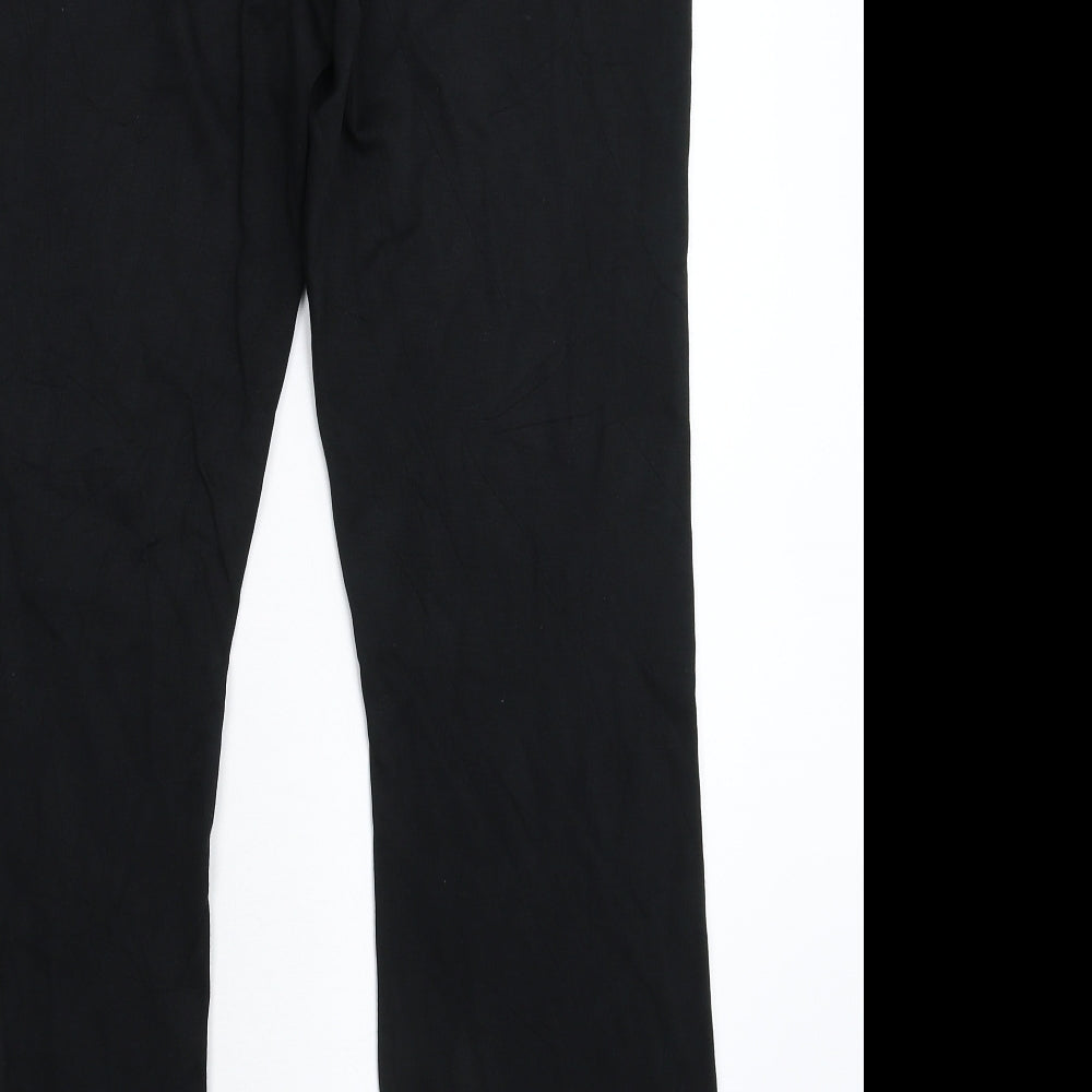 Marks and Spencer Womens Black Trousers Size 32 in L30 in