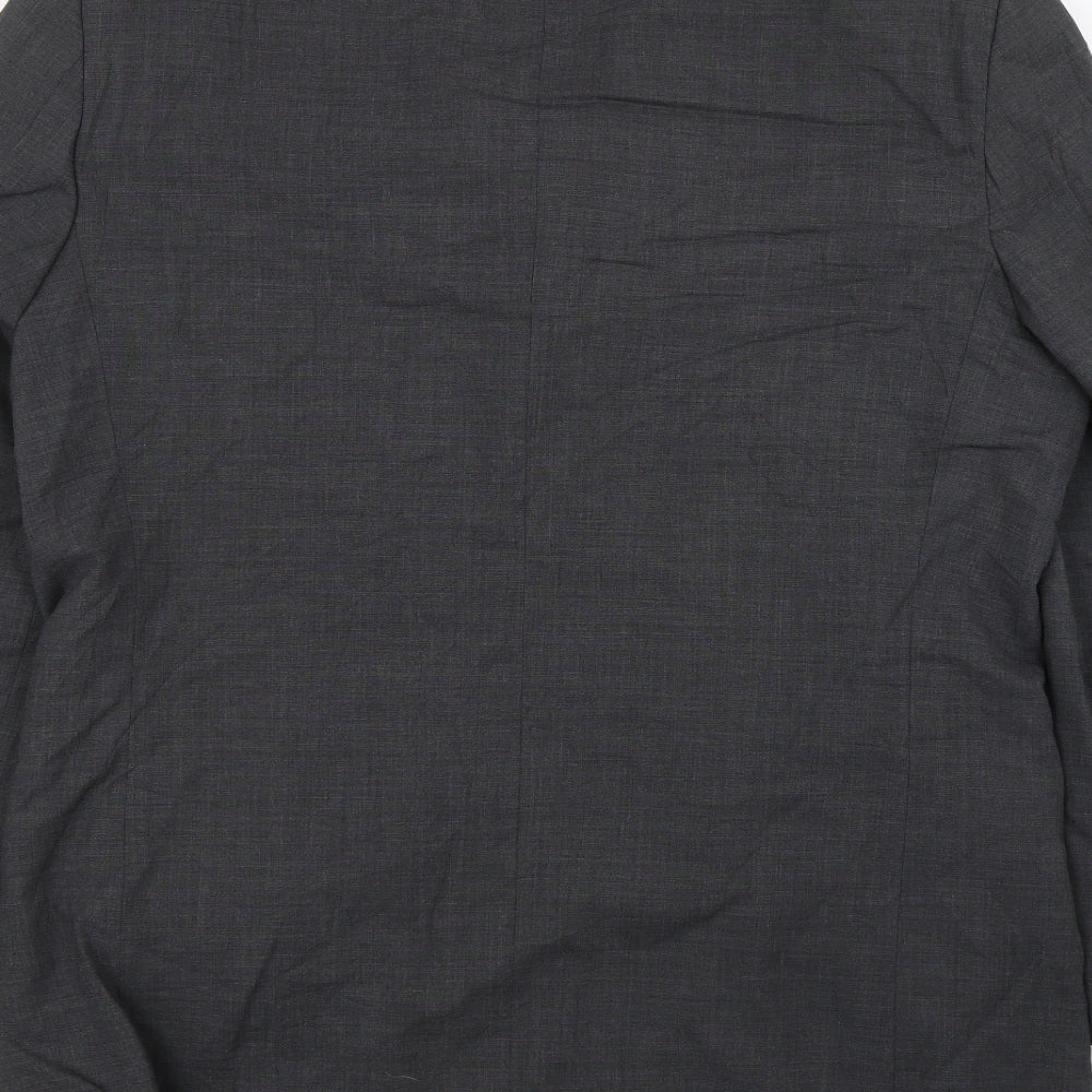 Mongotto Mens Grey Jacket Suit Size 46