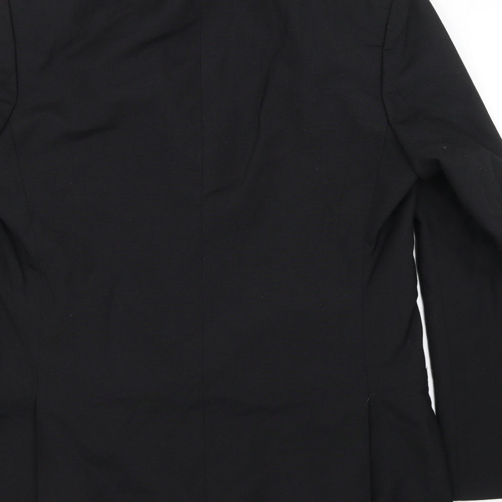 Special Occasions Mens Black Jacket Suit Size 40
