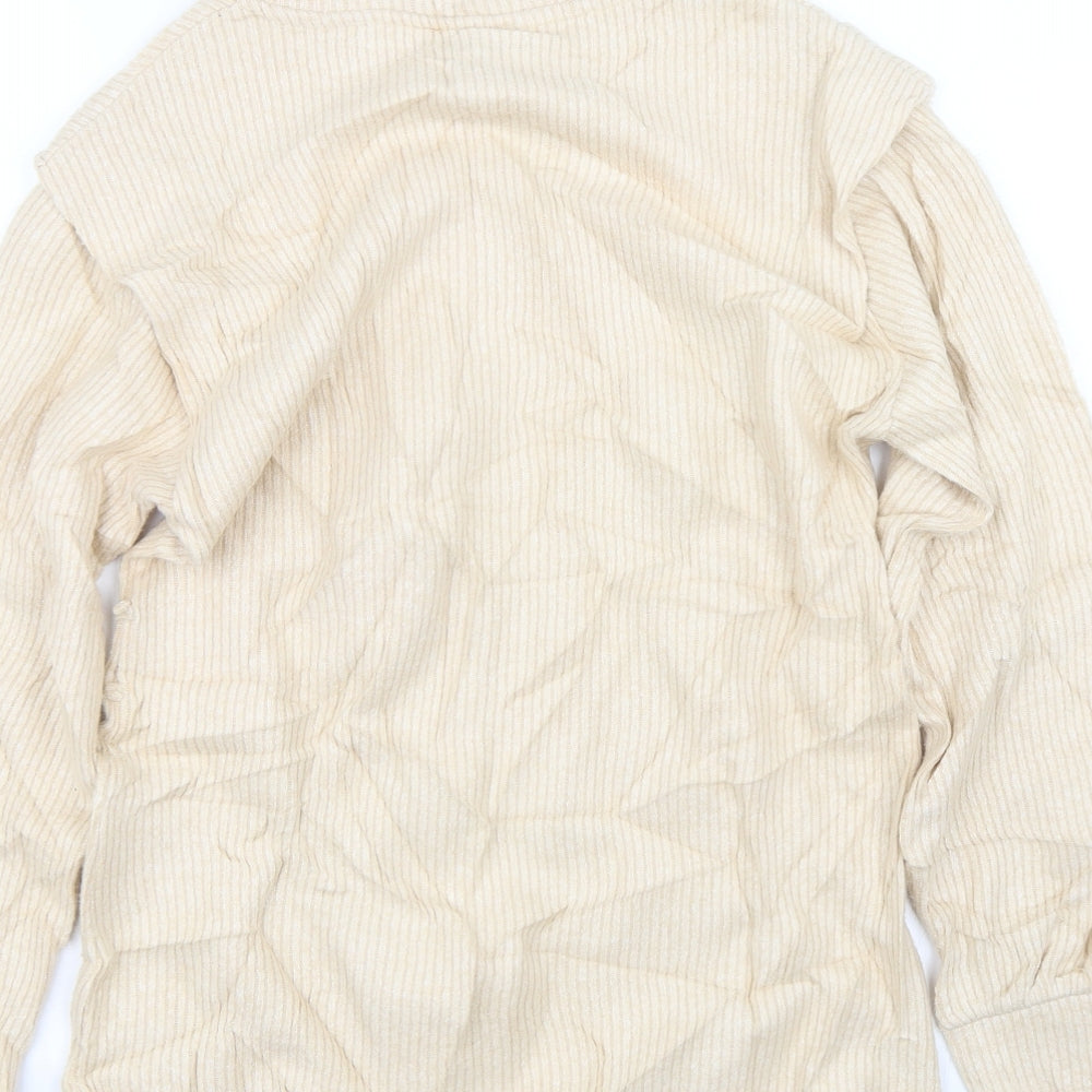 Papaya Womens Beige Pullover Jumper Size 10