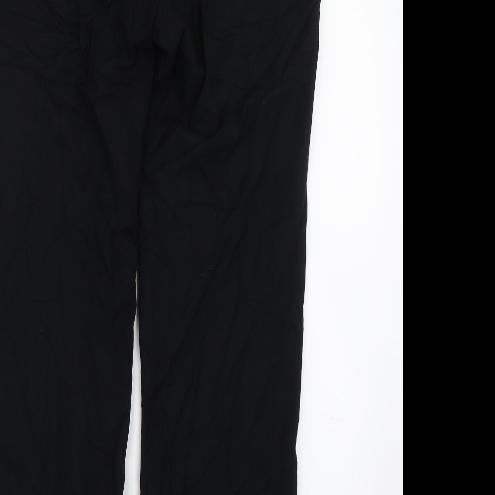Marks & Spencer Womens Black Trousers Size 10 L27 in