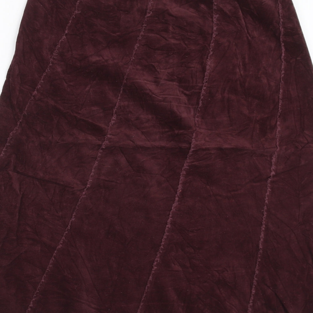 feema Womens Purple A-Line Skirt Size 10