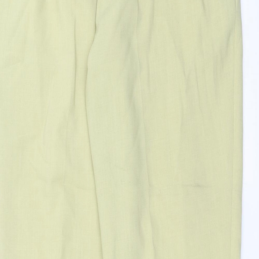 isabell Womens Green Trousers Size 12 L30 in