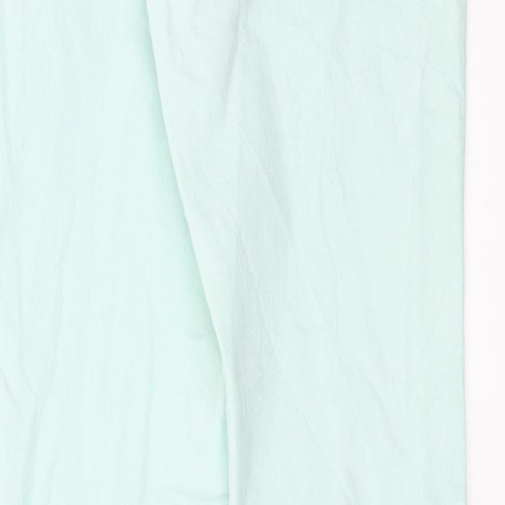 SINSAY Womens Green Denim Skinny Jeans Size 2XS L27 in