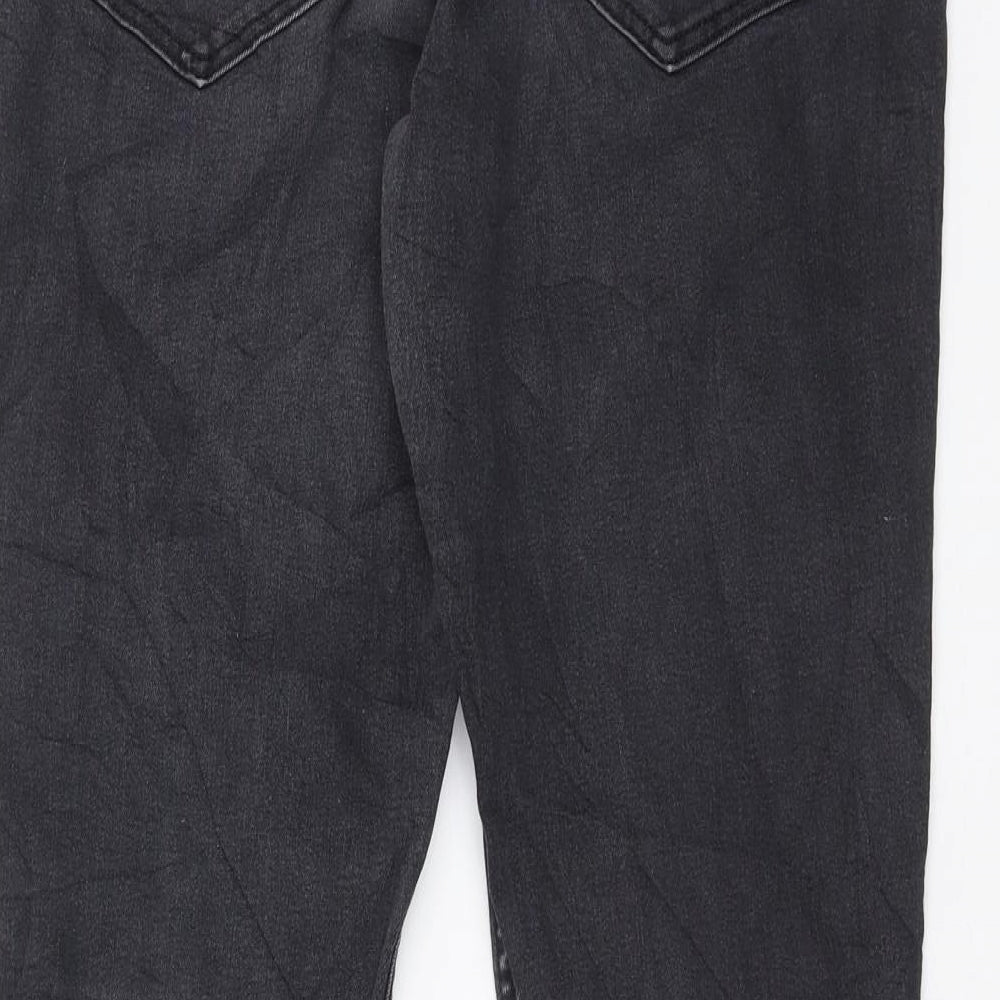 H&M Womens Grey Denim Skinny Jeans Size 30 in L27 in - Ankle grazer