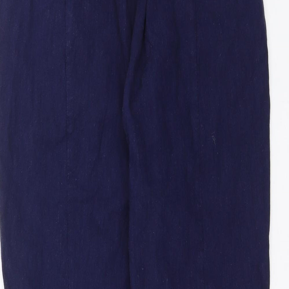 British india Womens Blue Trousers Size 30 in L25 in
