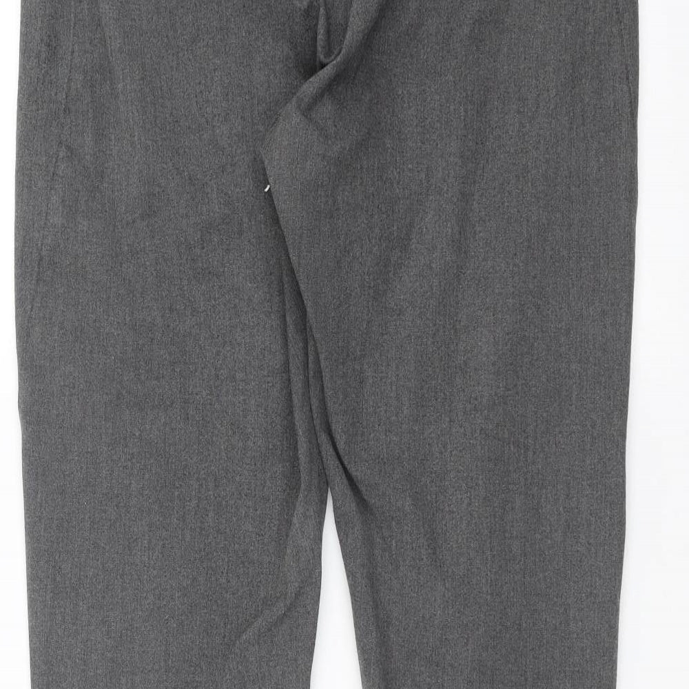 Five Units Womens Grey Trousers Size 34 in L31 in