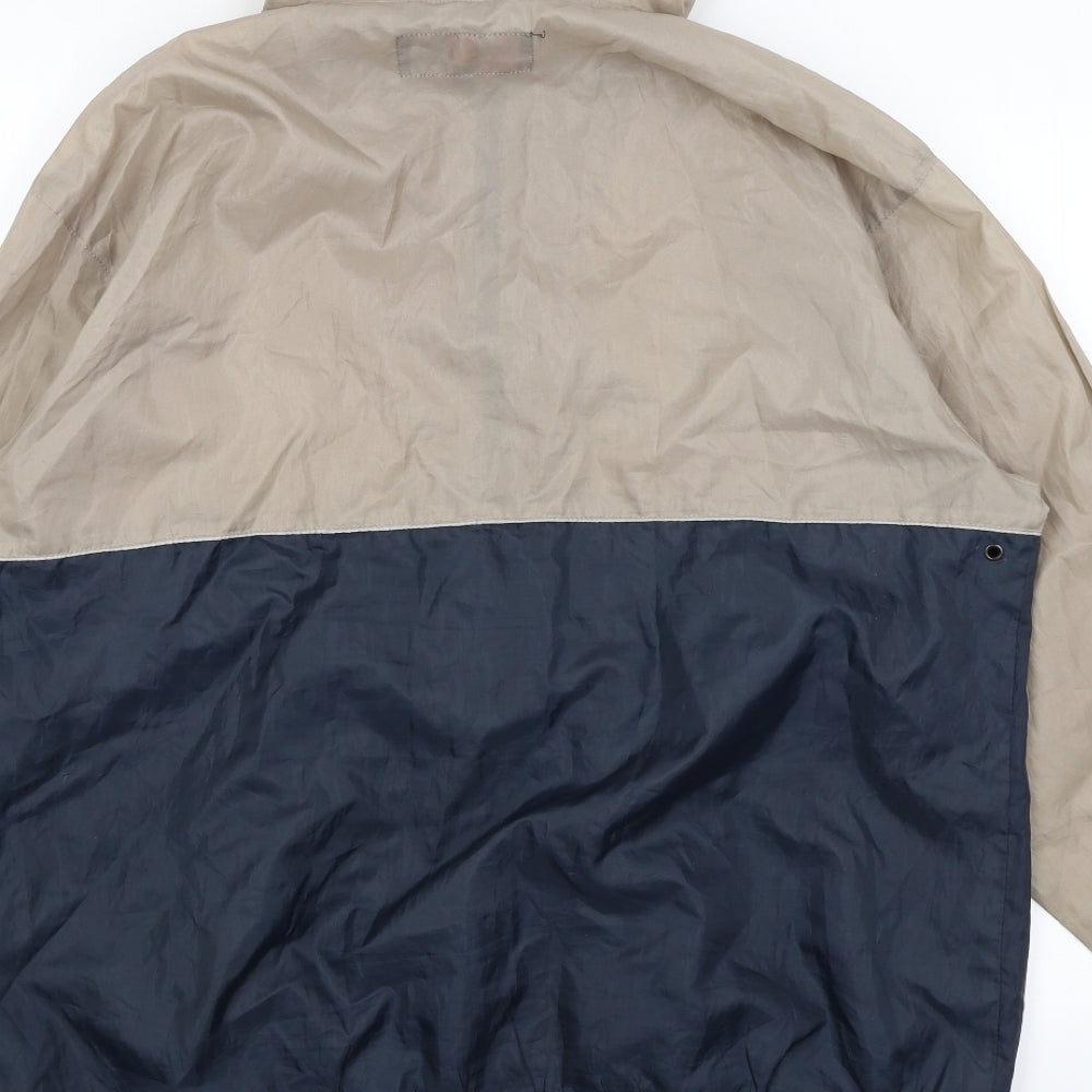 Carry Kag Mens Beige Rain Coat Coat Size M