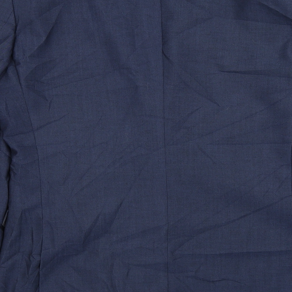 Burton Mens Blue Jacket Blazer Size 36