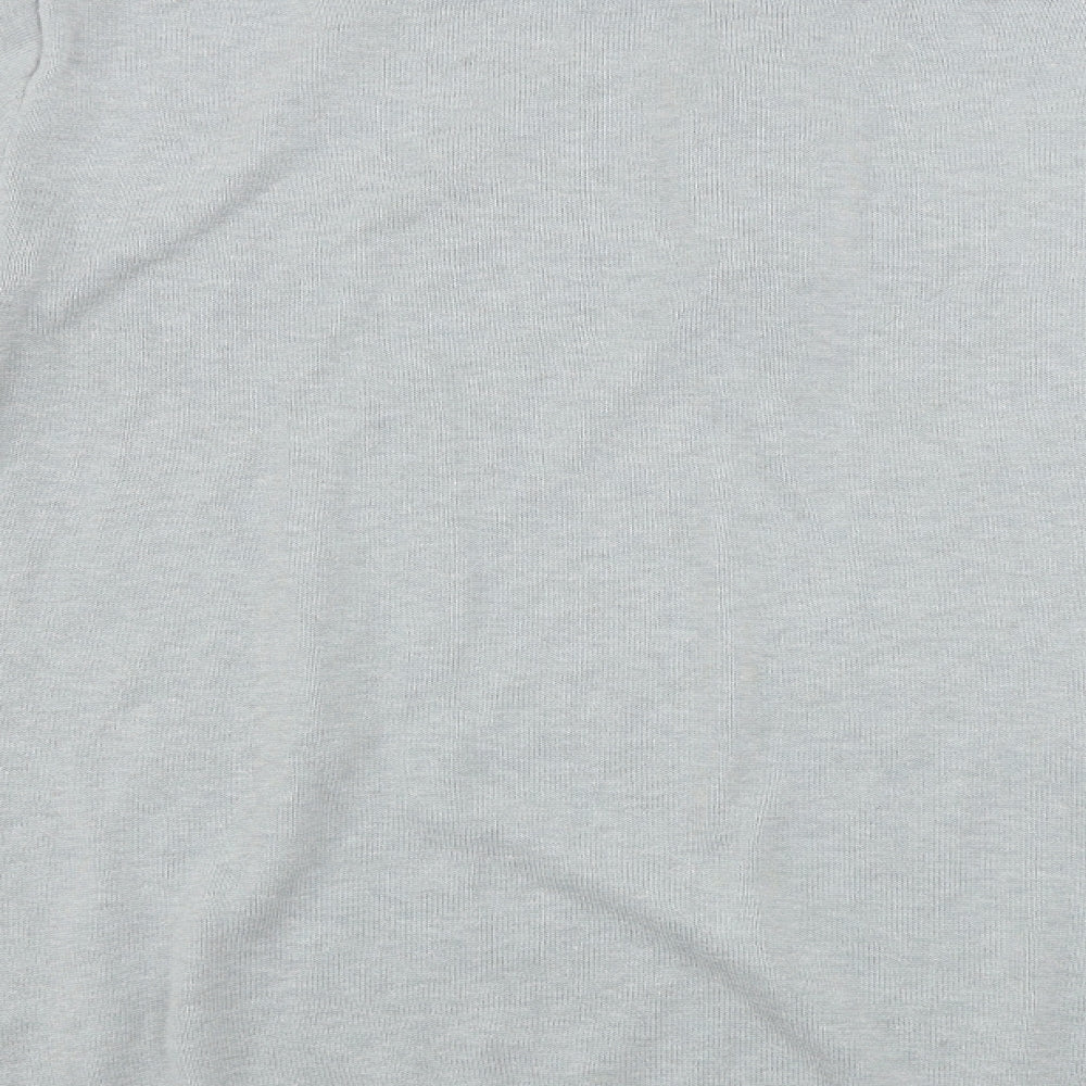 palm grave Womens Grey Henley Jumper Size L