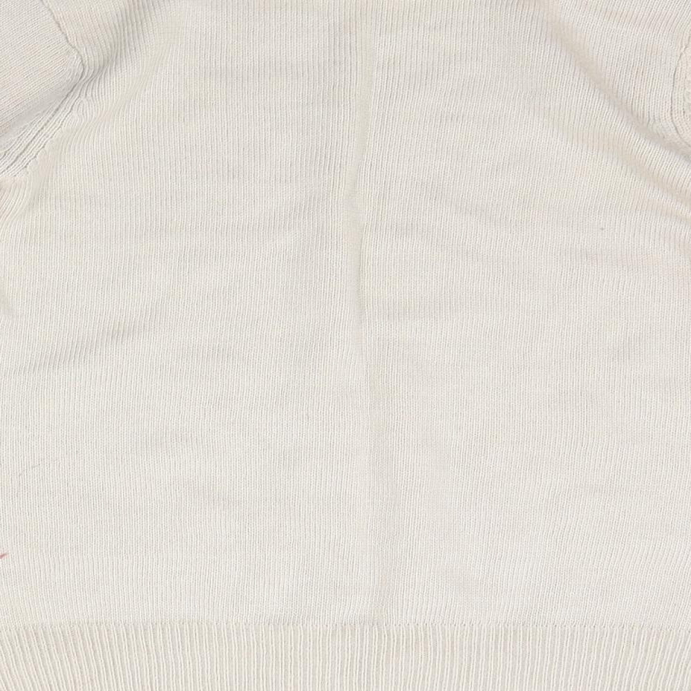 Next Womens Beige Pullover Jumper Size 14
