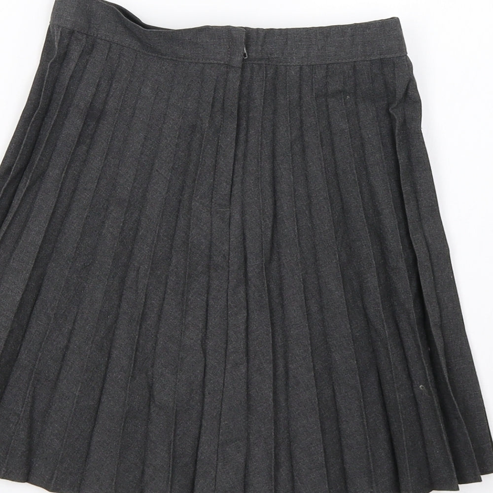 George Girls Grey A-Line Skirt Size 5-6 Years - school wear