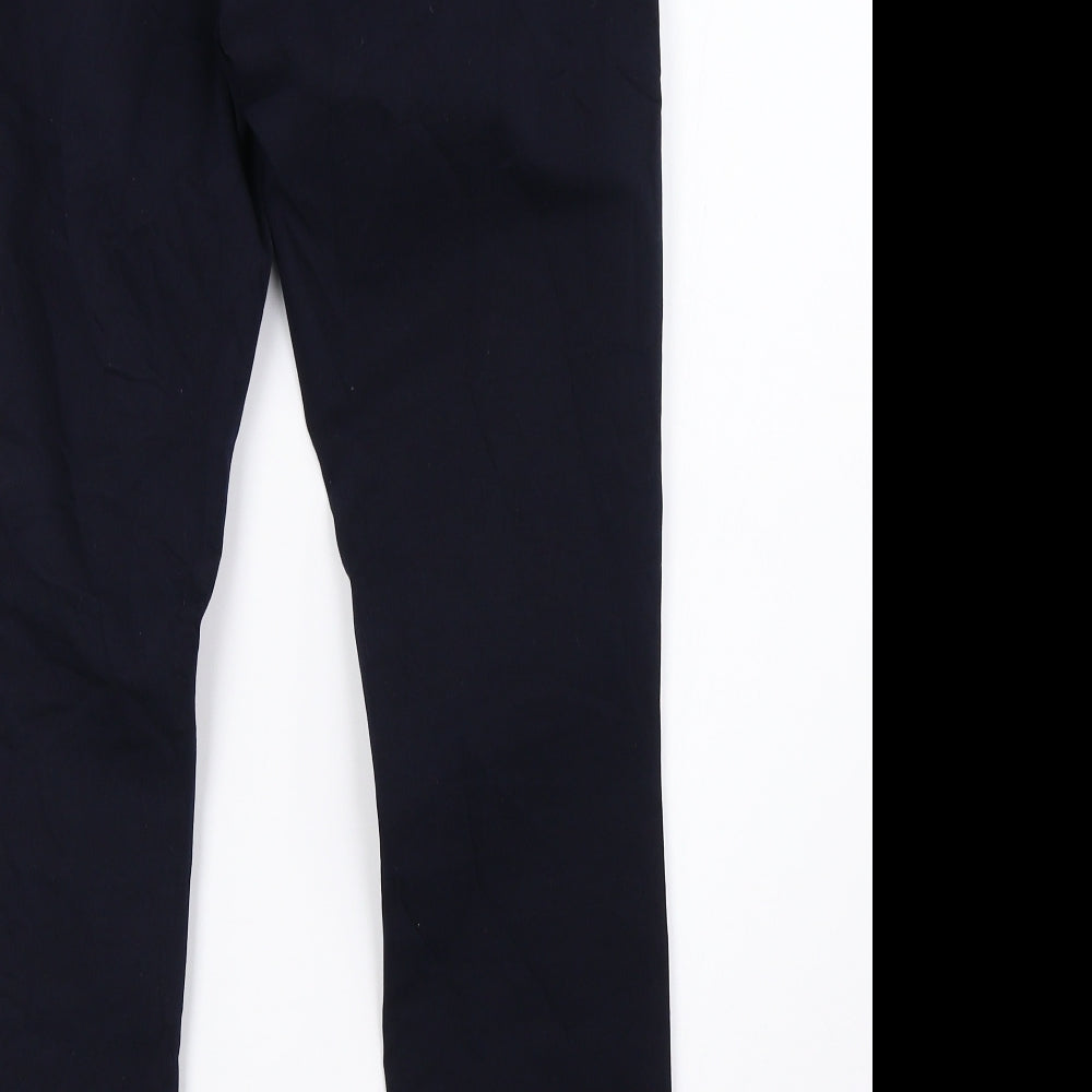 Preworn Womens Blue Trousers Size 8 L28 in