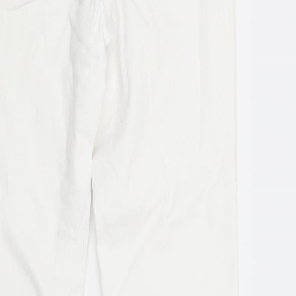 H&M Womens White Skinny Jeans Size 2XS L30 in