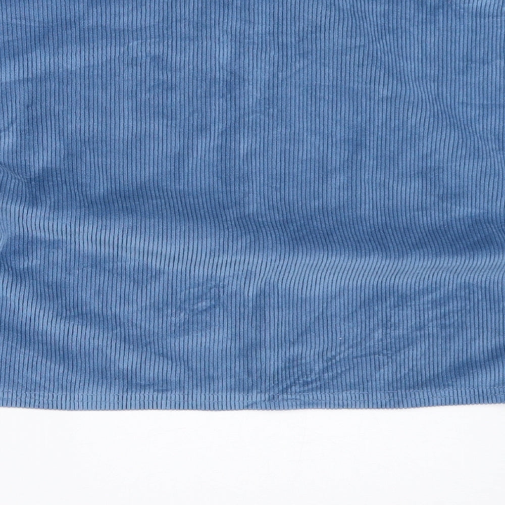 SheIn Womens Blue Pullover Sweatshirt Size S