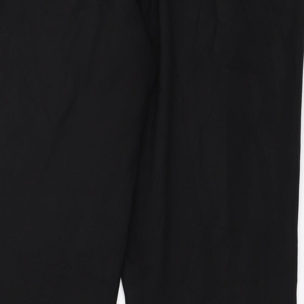 Preworn Womens Black Trousers Size 38 in L31 in