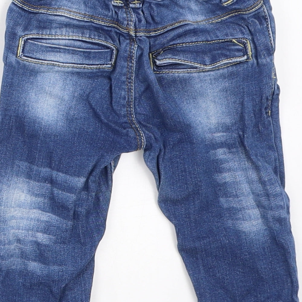 Matalan Boys Blue Denim Capri Jeans Size 3-6 Months