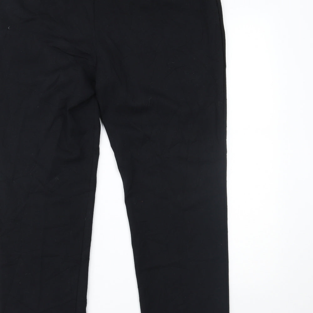 Marks & Spencer Womens Black Trousers Size 14 L24 in