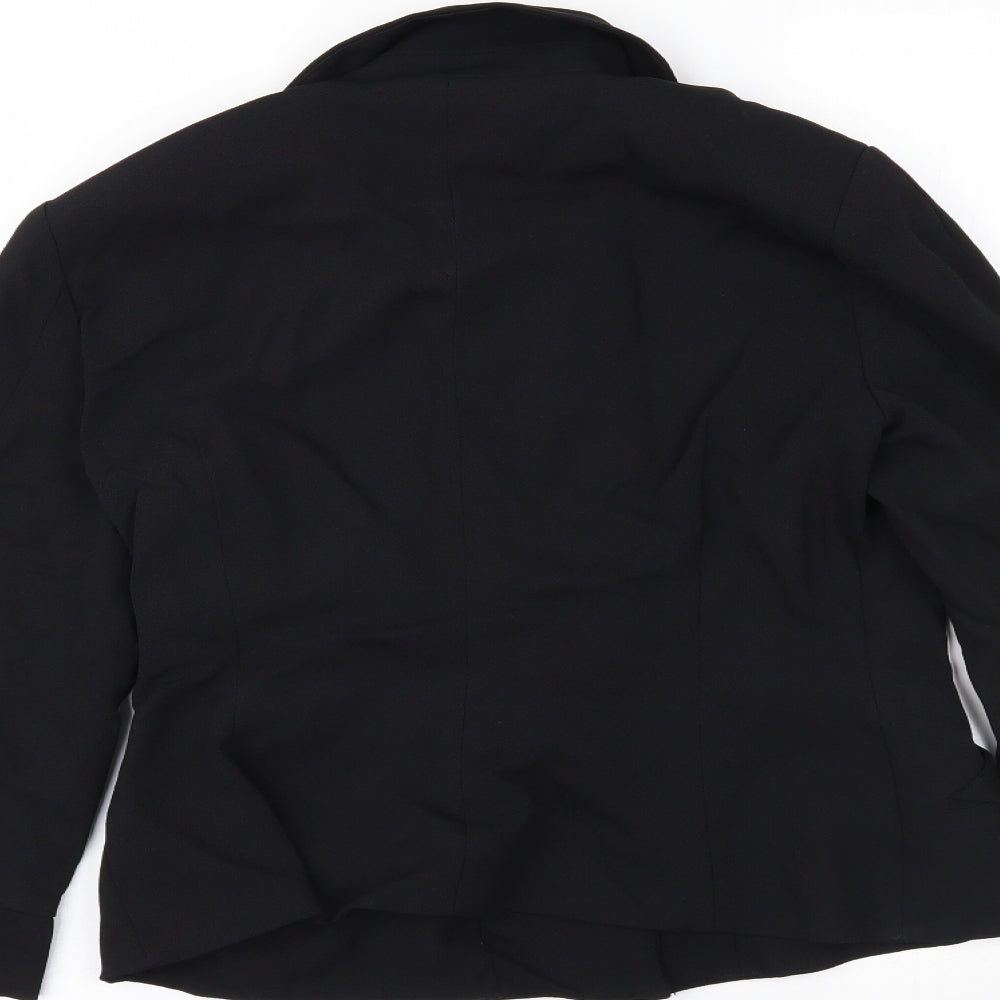 D Uniforms Womens Black Jacket Size 12