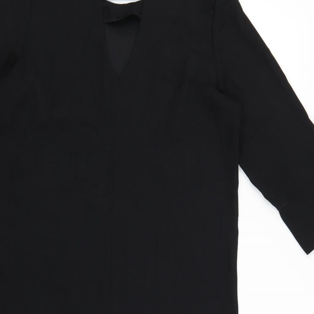 Marks & Spencer Womens Black Fit & Flare Size 2