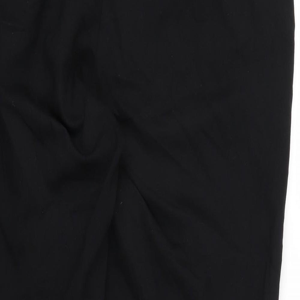 Marks & Spencer Womens Black Trousers Size 16 L26 in