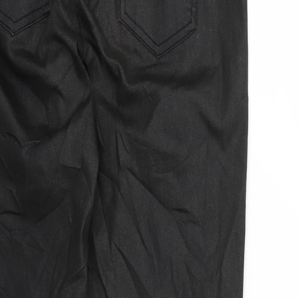 Dorothy Perkins Womens Black Straight Jeans Size 8 L27 in