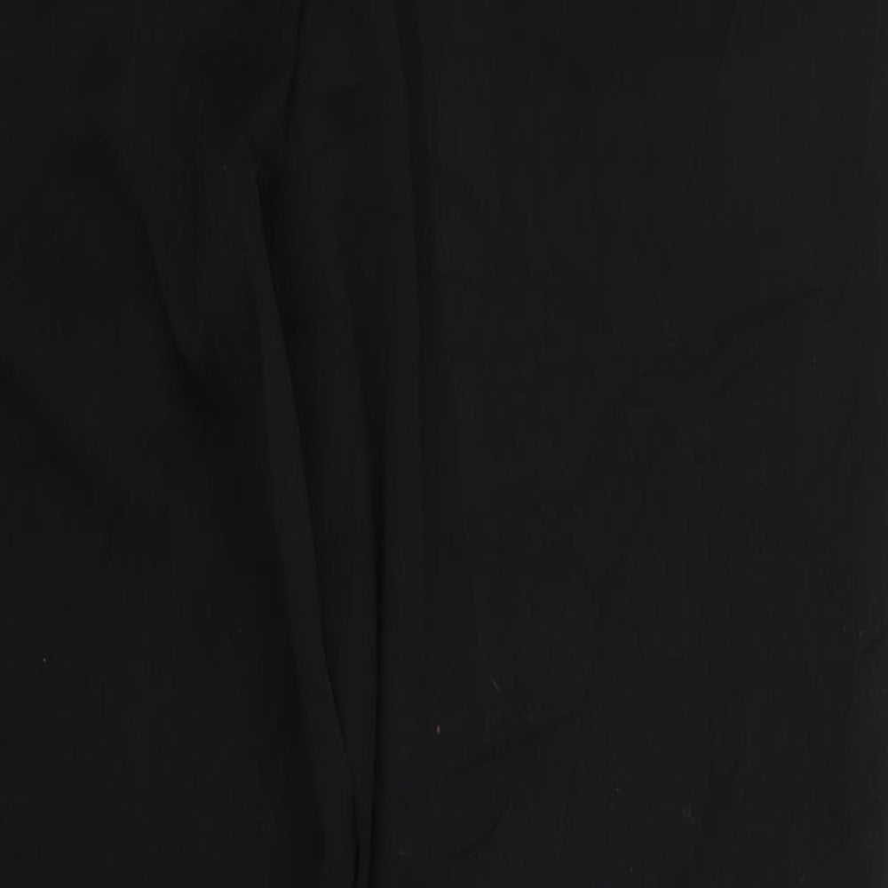 Marks & Spencer Womens Black Trousers Size 14 L25 in