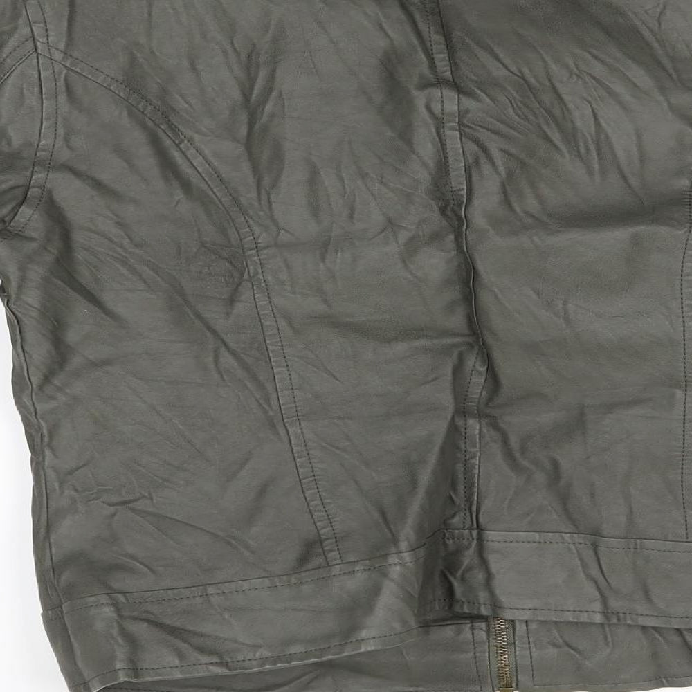 encuentro Womens Green Jacket Size M