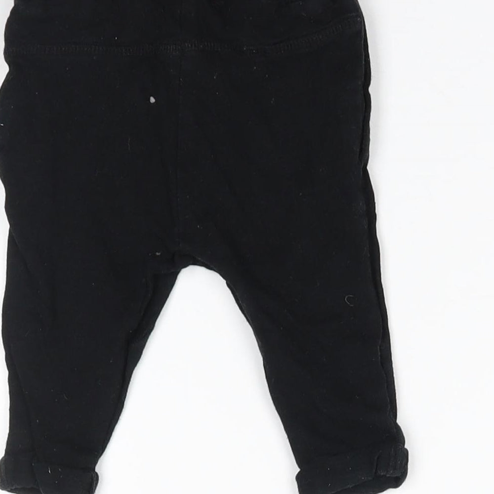 NEXT Baby Black Jogger Trousers Size 3-6 Months