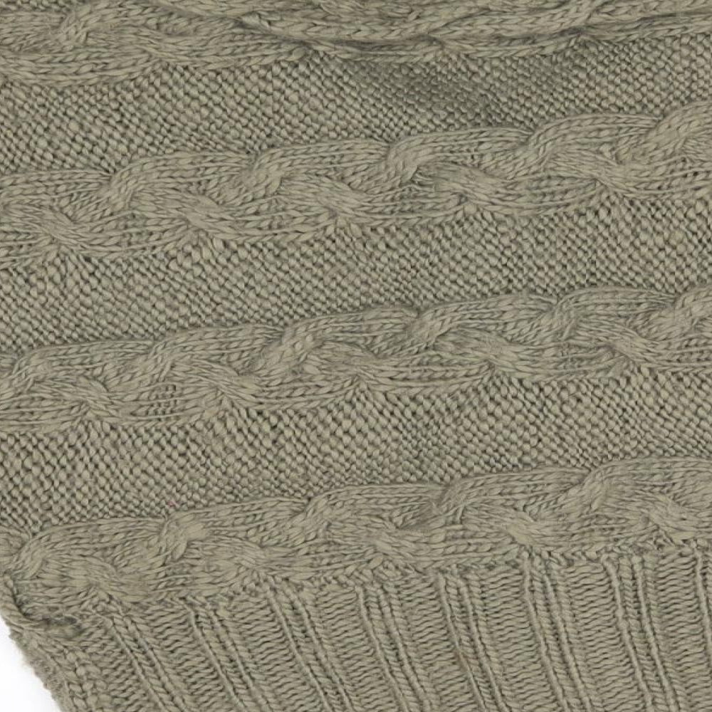 Mango Womens Green Cardigan Jumper Size L