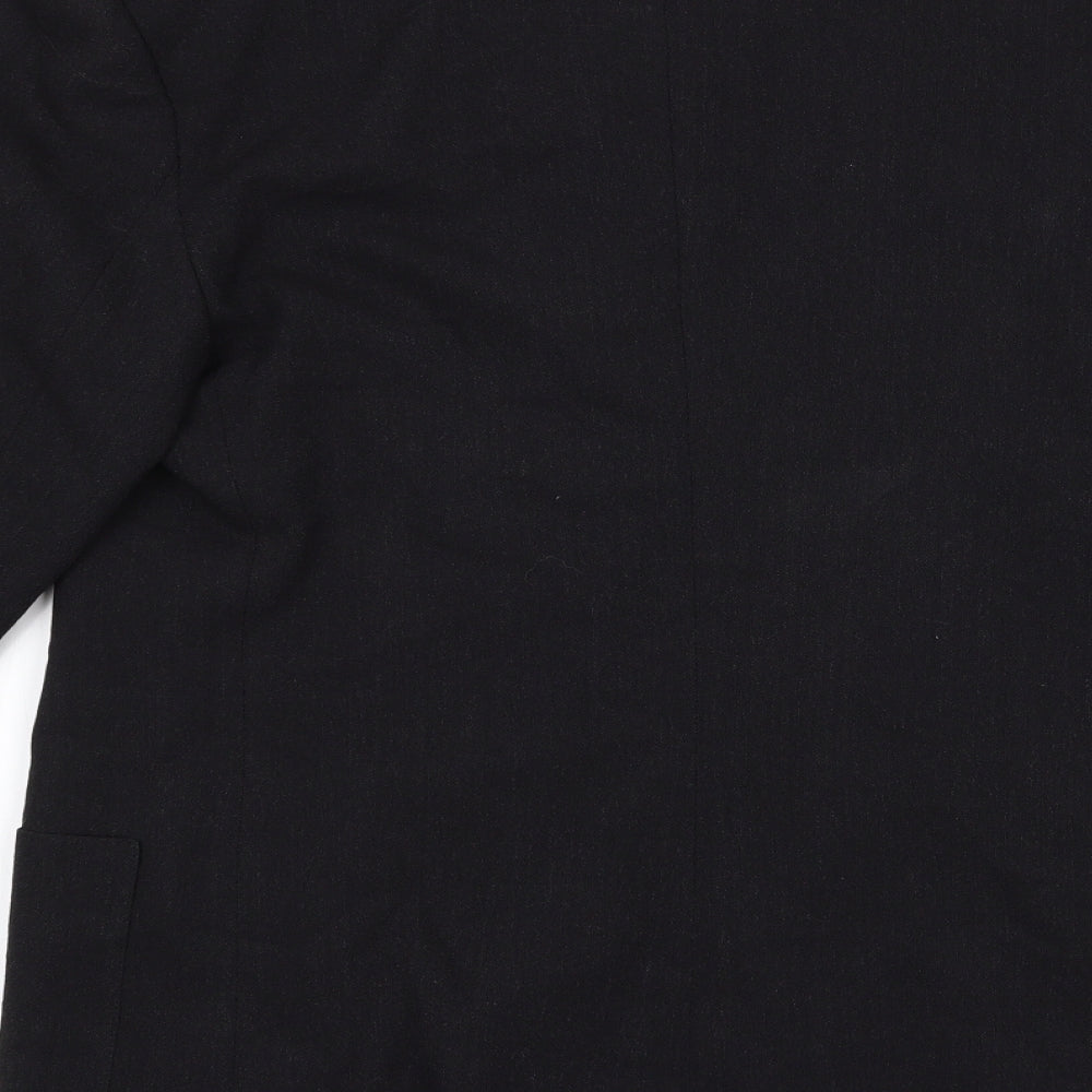 Perry Ellis Womens Black Jacket Size 6