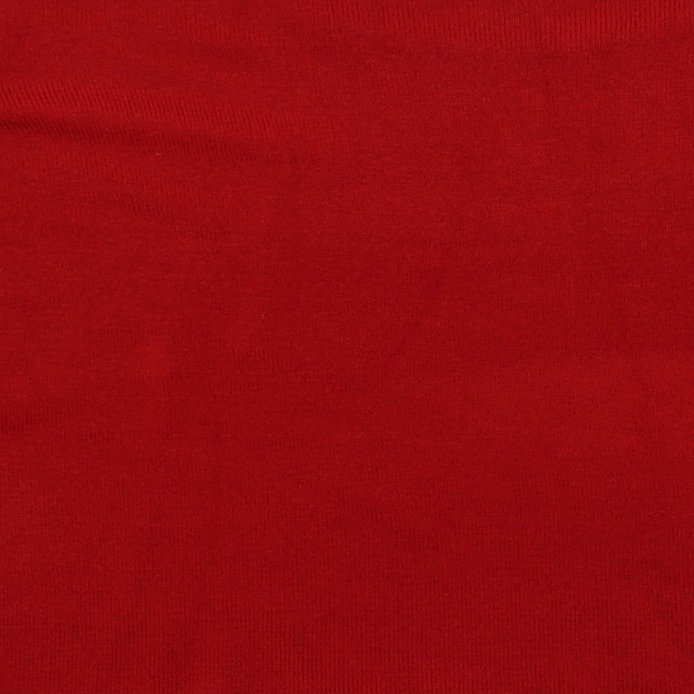 Bonmar Womens Red Pullover Jumper Size L