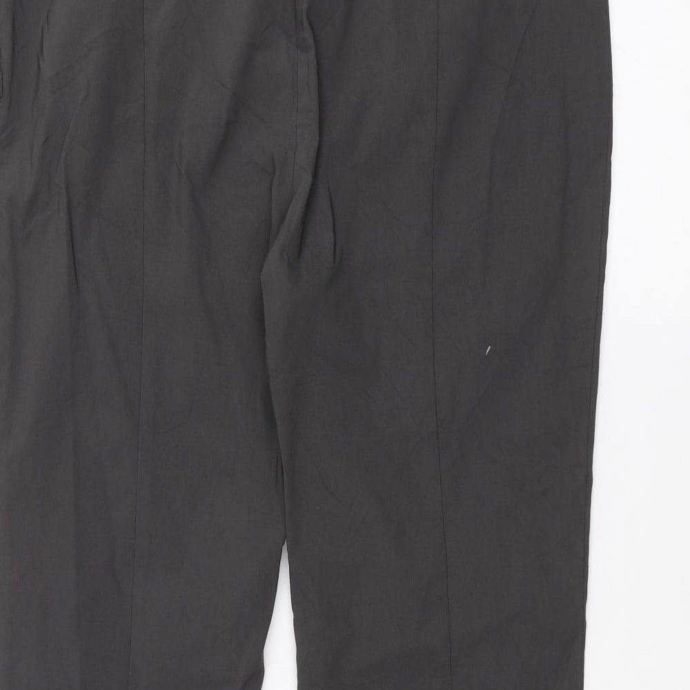 Biaggini Womens Grey Trousers Size 38 L26 in