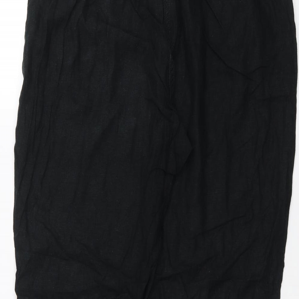 Marks & Spencer Womens Black Trousers Size 36 in L26 in