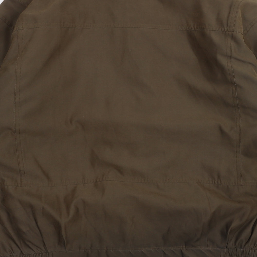 EWM Mens Brown Pea Coat Coat Size L