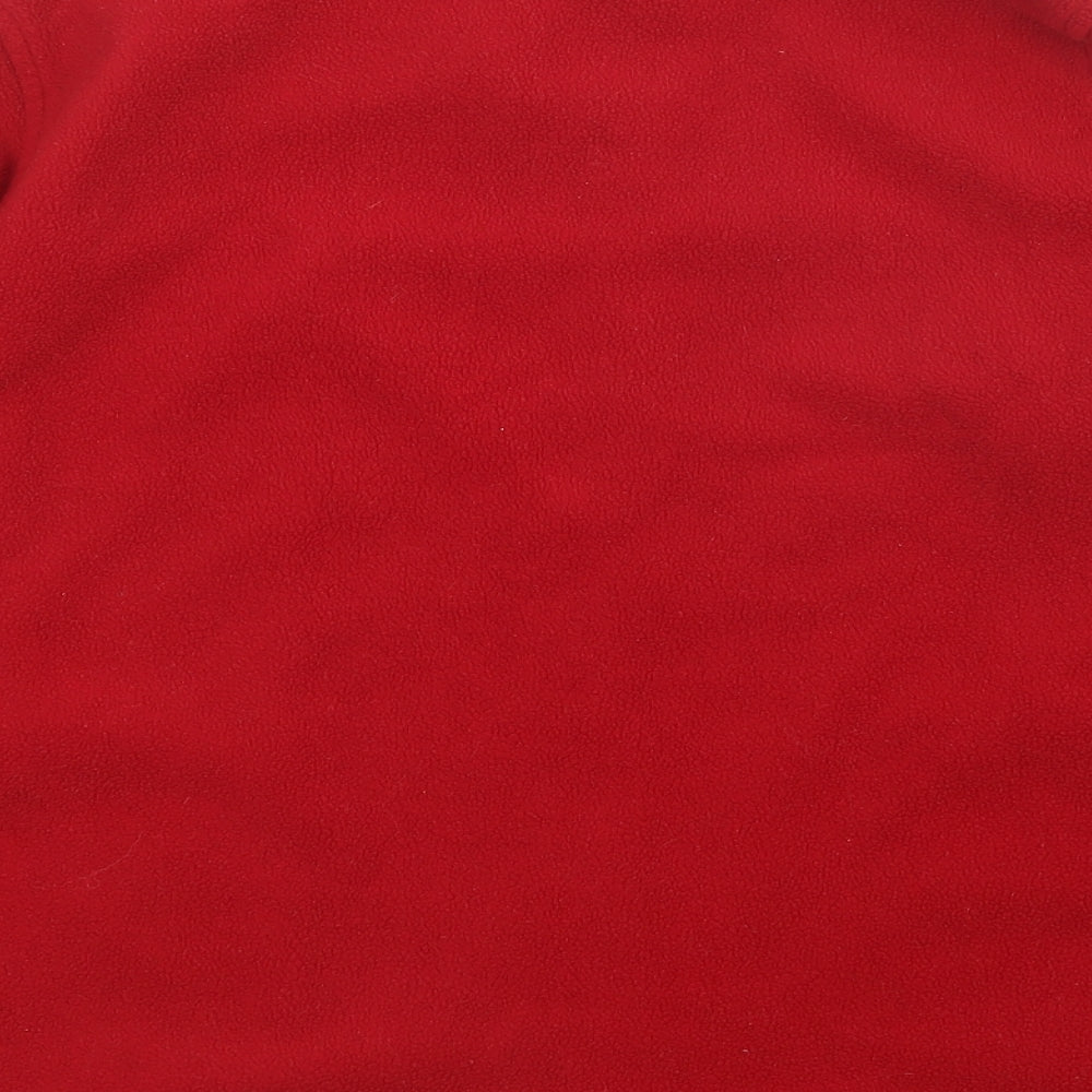 BlE Womens Red Full Zip Sweatshirt Size M