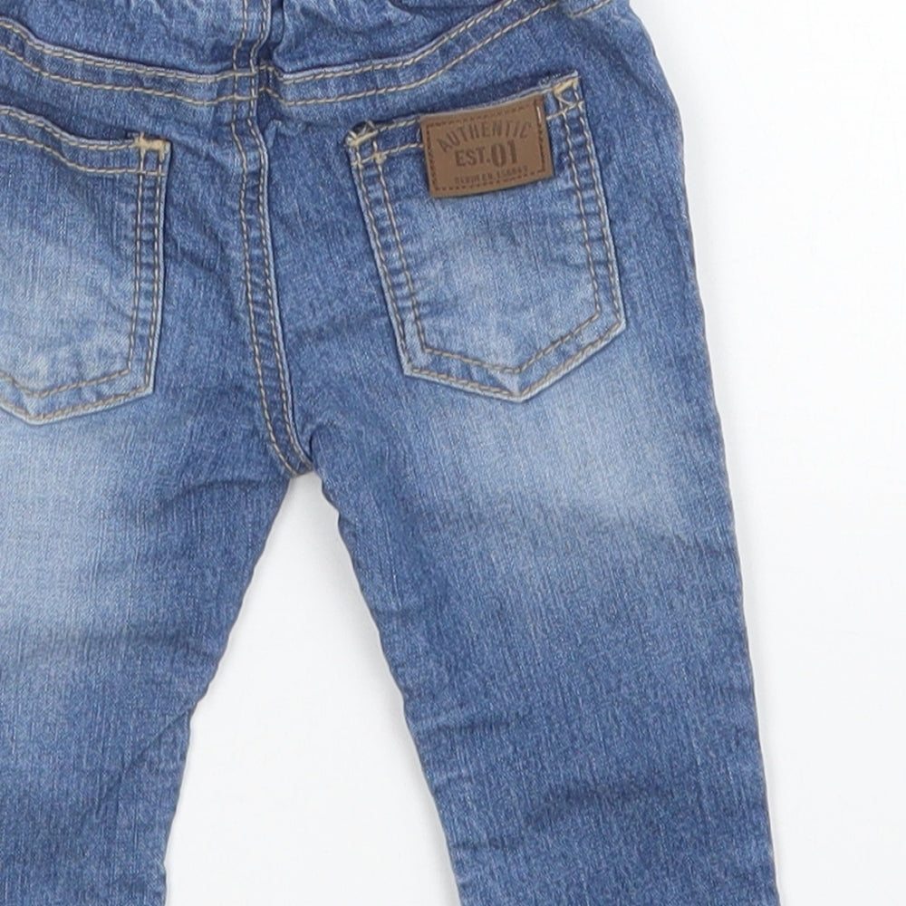 F&F Boys Blue Jeans Size 3-6 Months
