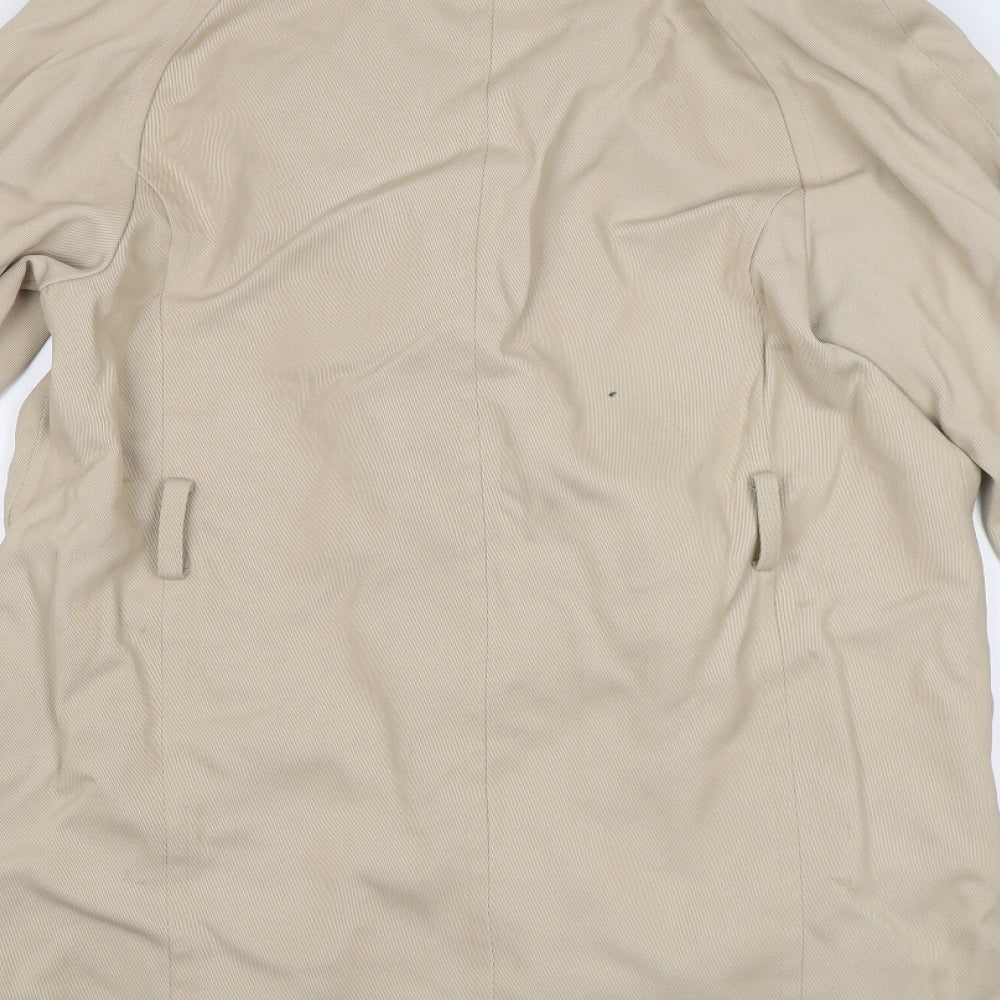 Wallis Womens Beige Overcoat Coat Size 8