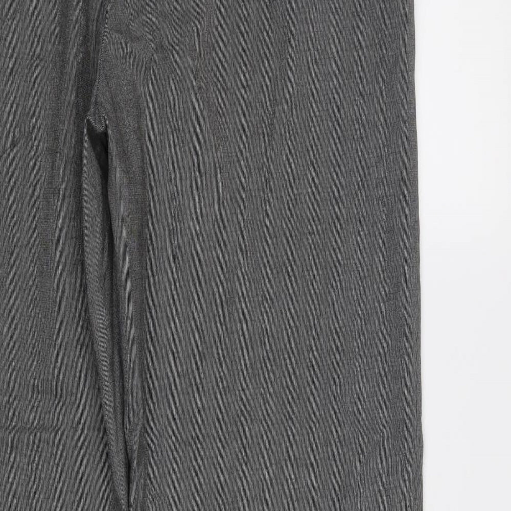 Marks & Spencer Womens Grey Dress Pants Trousers Size 16 L31 in